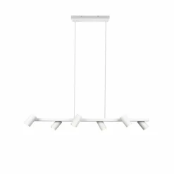 Luminaires Trio Suspension Trio MARLEY Blanc, 6 lumières* Suspensions