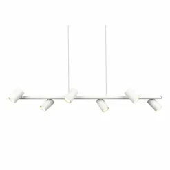 Luminaires Trio Suspension Trio MARLEY Blanc, 6 lumières* Suspensions