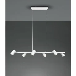 Luminaires Trio Suspension Trio MARLEY Blanc, 6 lumières* Suspensions