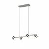 Luminaires Trio Suspension Trio MARLEY Nickel mat, 4 lumières* Suspensions