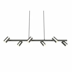 Luminaires Trio Suspension Trio MARLEY Nickel mat, 6 lumières* Suspensions