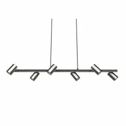 Luminaires Trio Suspension Trio MARLEY Nickel mat, 6 lumières* Suspensions