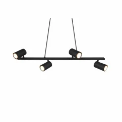 Luminaires Trio Suspension Trio MARLEY Noir, 4 lumières* Suspensions