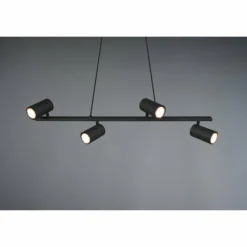 Luminaires Trio Suspension Trio MARLEY Noir, 4 lumières* Suspensions