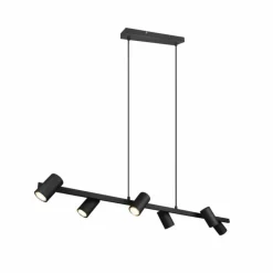 Luminaires Trio Suspension Trio MARLEY Noir, 6 lumières* Suspensions