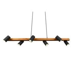 Luminaires Trio Suspension Trio MARLEY Noir, 6 lumières* Suspensions