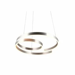 Luminaires Trio Suspension Trio Marnie LED Aluminium brossé, 1 lumière* Éclairage Led