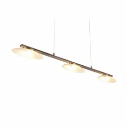 Luminaires Trio Suspension Trio Merton LED Nickel mat, 3 lumières* Éclairage Led