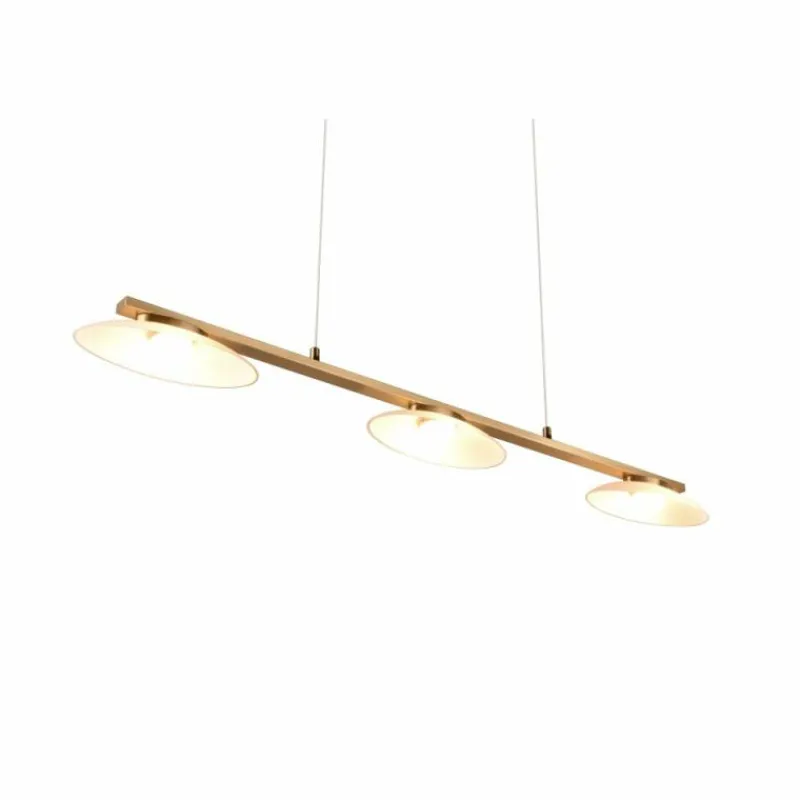 Luminaires Trio Suspension Trio Merton LED Laiton, 3 lumières* Éclairage Led