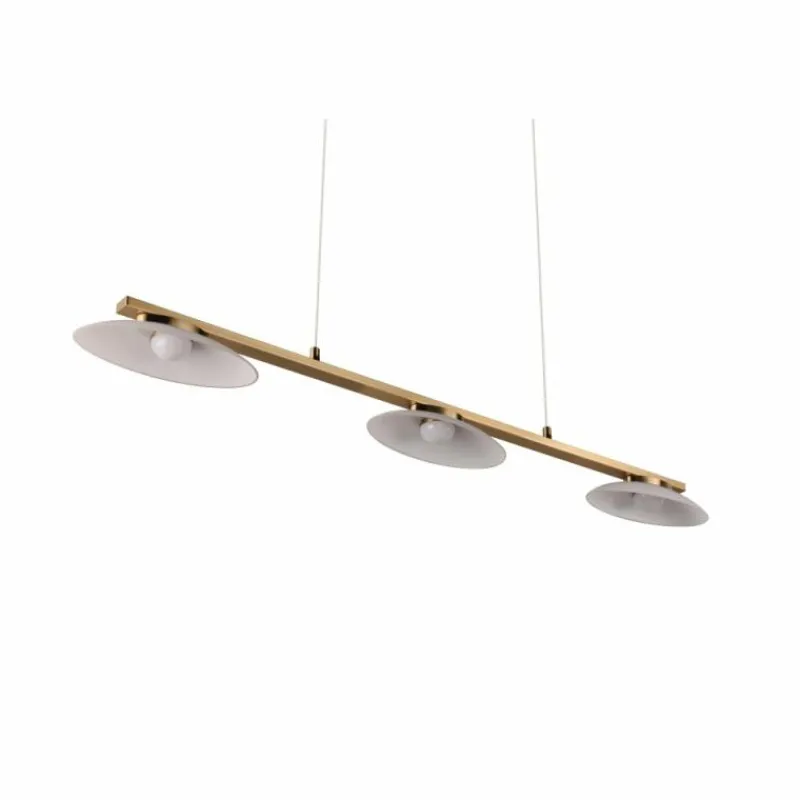 Luminaires Trio Suspension Trio Merton LED Laiton, 3 lumières* Éclairage Led