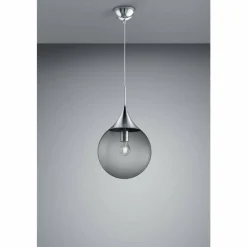 Luminaires Scandinaves-Luminaires Trio Suspension Trio MIDAS Chrome, 1 lumière