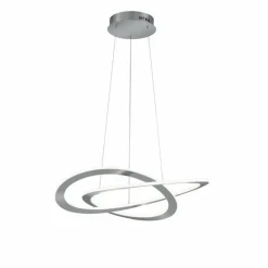 Luminaires Trio Suspension Trio OAKLAND LED Nickel mat, 1 lumière* Éclairage Led