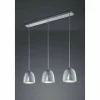 Luminaires Trio Suspension Trio ONTARIO Nickel mat, 3 lumières