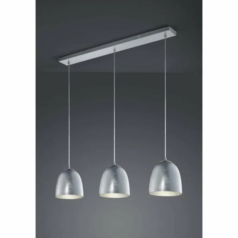 Luminaires Trio Suspension Trio ONTARIO Nickel mat, 3 lumières