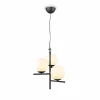 Luminaires Trio Suspension Trio Pure Noir, 3 lumières