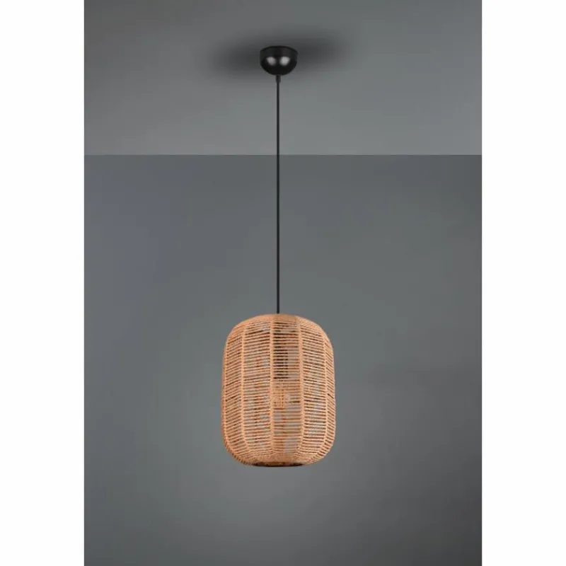 Lampes Vintages & Rétros-Luminaires Trio Suspension Trio Runa Noir, 1 lumière