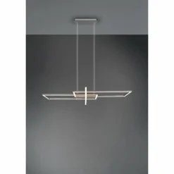 Luminaires Trio Suspension Trio Salinas LED Nickel mat, 1 lumière* Éclairage Led
