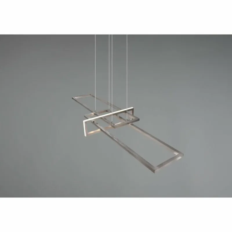 Luminaires Trio Suspension Trio Salinas LED Nickel mat, 1 lumière* Éclairage Led