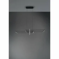 Luminaires Trio Suspension Trio Salinas LED Noir, 1 lumière* Éclairage Led
