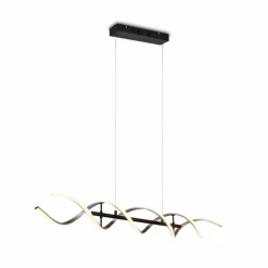 Luminaires Trio Suspension Trio Sequence LED Aluminium, Noir, 1 lumière* Éclairage Led