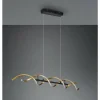 Luminaires Trio Suspension Trio Sequence LED Laiton, Noir, 1 lumière* Éclairage Led