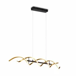 Luminaires Trio Suspension Trio Sequence LED Laiton, Noir, 1 lumière* Éclairage Led