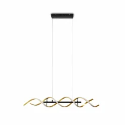 Luminaires Trio Suspension Trio Sequence LED Laiton, Noir, 1 lumière* Éclairage Led