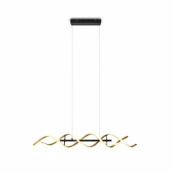 Luminaires Trio Suspension Trio Sequence LED Laiton, Noir, 1 lumière* Éclairage Led