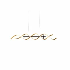 Luminaires Trio Suspension Trio Sequence LED Laiton, Noir, 1 lumière* Éclairage Led