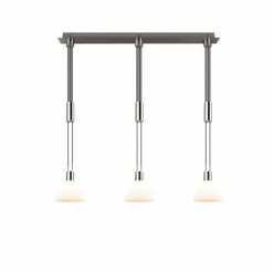 Luminaires Trio Suspension Trio STANLEY Nickel mat, 3 lumières