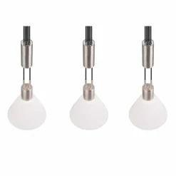 Luminaires Trio Suspension Trio STANLEY Nickel mat, 3 lumières