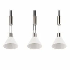 Luminaires Trio Suspension Trio STANLEY Nickel mat, 3 lumières