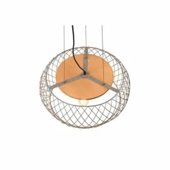 Luminaires Trio Suspension Trio Tamil Brun foncé, Nickel mat, 3 lumières* Suspensions