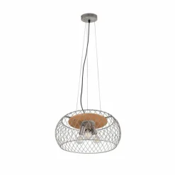 Luminaires Trio Suspension Trio Tamil Brun foncé, Nickel mat, 3 lumières* Suspensions