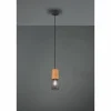 Lampes Vintages & Rétros-Luminaires Trio Suspension Trio Tosh LED Noir, 1 lumière