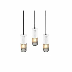 Luminaires Trio Suspension Trio TOSH Noir, 3 lumières* Suspensions