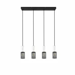 Luminaires Trio Suspension Trio TOSH Noir, 4 lumières* Suspensions