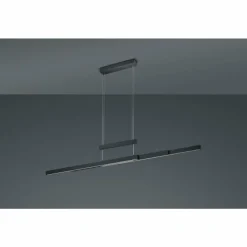 Luminaires Trio Suspension Trio Trajan LED Noir, 3 lumières* Éclairage Led