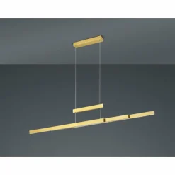 Luminaires Trio Suspension Trio Trajan LED Laiton, 3 lumières* Éclairage Led