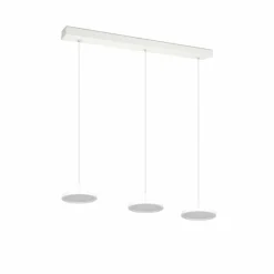 Luminaires Trio Suspension Trio Tray LED Blanc, 3 lumières* Suspensions