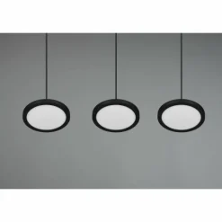 Luminaires Trio Suspension Trio Tray LED Noir, 3 lumières* Éclairage Led