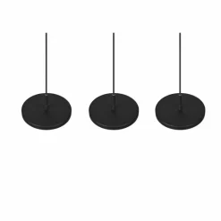 Luminaires Trio Suspension Trio Tray LED Noir, 3 lumières* Éclairage Led