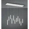 Luminaires Trio Suspension Trio Tubular LED Blanc, 11 lumières* Suspensions