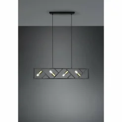 Luminaires Trio Suspension Trio-Leuchten Bela Noir, 4 lumières* Suspensions