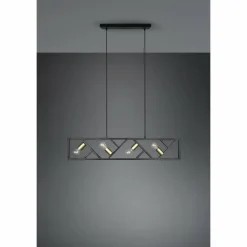 Luminaires Trio Suspension Trio-Leuchten Bela Noir, 4 lumières* Suspensions