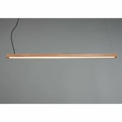 Lampes En Bois-Luminaires Trio Suspension Trio-Leuchten Bellari LED Brun, 1 lumière