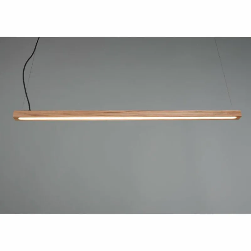 Lampes En Bois-Luminaires Trio Suspension Trio-Leuchten Bellari LED Brun, 1 lumière