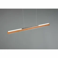 Lampes En Bois-Luminaires Trio Suspension Trio-Leuchten Deacon LED Brun, 1 lumière