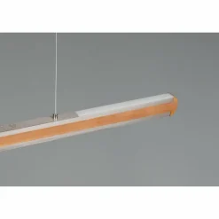 Lampes En Bois-Luminaires Trio Suspension Trio-Leuchten Deacon LED Brun, 1 lumière