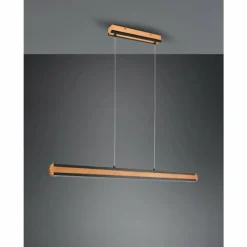 Lampes En Bois-Luminaires Trio Suspension Trio-Leuchten Deacon LED, 1 lumière